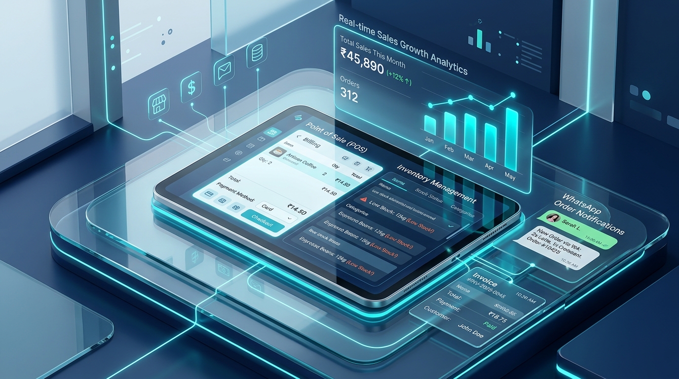 Business Management System and Billing Dashboard preview